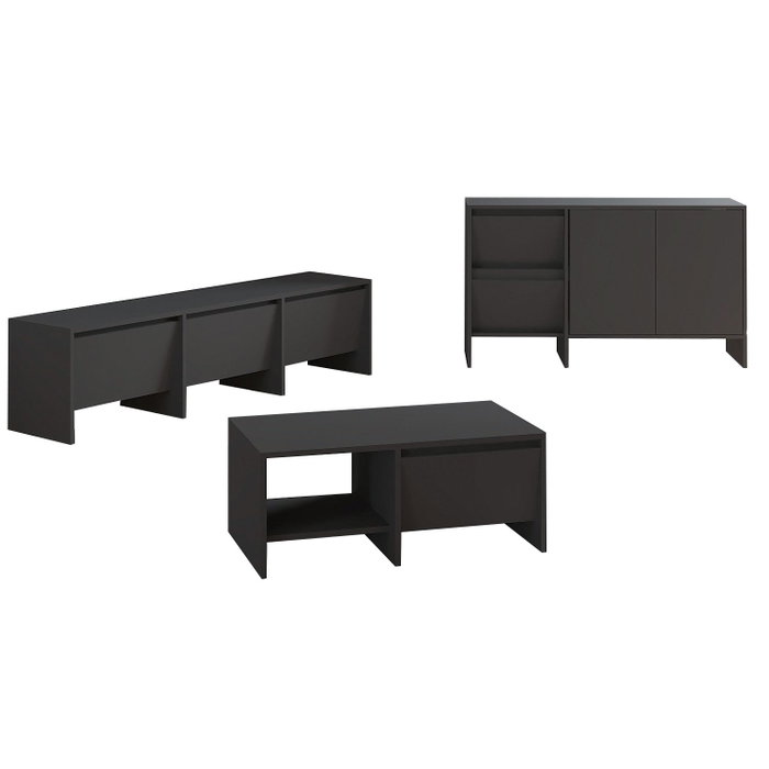 Hanah Home Laris - Antracita Hanah Home Laris - Antracita